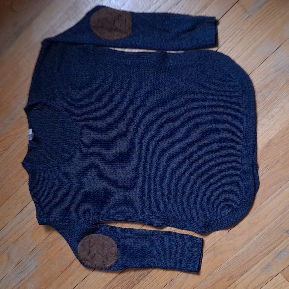 Always navy blue sweater sz L